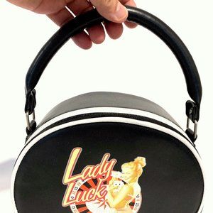 “Lady Luck" Pin-Up Rockabilly Handbag by Roebuck